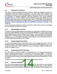 浏览型号BTS7960B的Datasheet PDF文件第14页