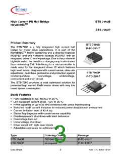 浏览型号BTS7960B的Datasheet PDF文件第3页