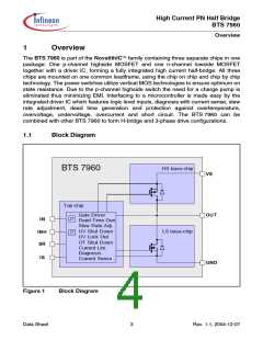 浏览型号BTS7960B的Datasheet PDF文件第4页