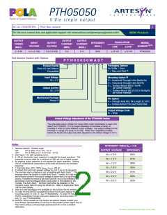 浏览型号PTH05050WAST的Datasheet PDF文件第2页