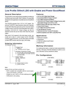 浏览型号RT9186A-18PF的Datasheet PDF文件第1页