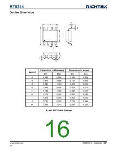 浏览型号RT9214的Datasheet PDF文件第16页