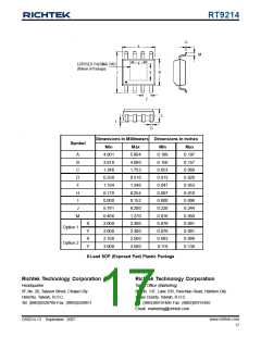 浏览型号RT9214的Datasheet PDF文件第17页