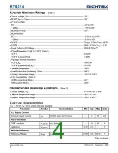 浏览型号RT9214的Datasheet PDF文件第4页