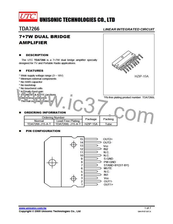 TDA7266图片预览