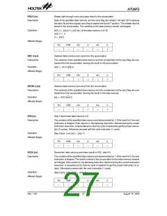 浏览型号HT36F2的Datasheet PDF文件第27页