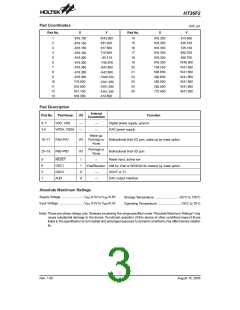 浏览型号HT36F2的Datasheet PDF文件第3页