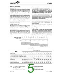 浏览型号HT36F2的Datasheet PDF文件第5页