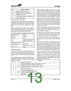 浏览型号HT36M4_07的Datasheet PDF文件第13页