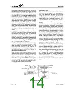 浏览型号HT36M4_07的Datasheet PDF文件第14页
