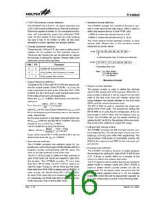 浏览型号HT36M4_07的Datasheet PDF文件第16页