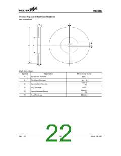 浏览型号HT36M4_07的Datasheet PDF文件第22页