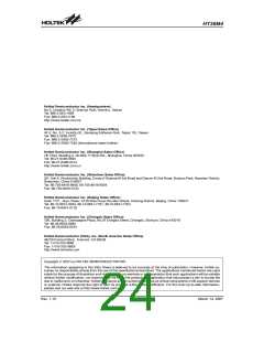 浏览型号HT36M4_07的Datasheet PDF文件第24页
