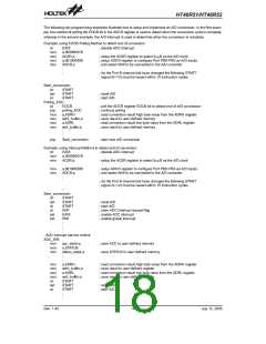 浏览型号HT46R51的Datasheet PDF文件第18页