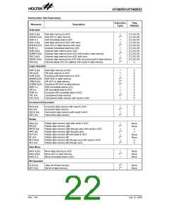 浏览型号HT46R51的Datasheet PDF文件第22页