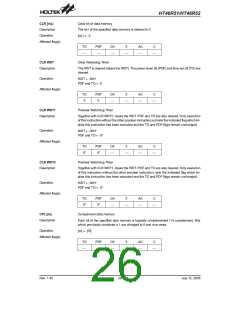 浏览型号HT46R51的Datasheet PDF文件第26页