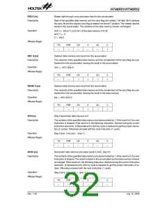 浏览型号HT46R51的Datasheet PDF文件第32页