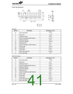 浏览型号HT46R51的Datasheet PDF文件第41页