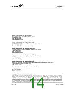 浏览型号HT7533-1的Datasheet PDF文件第14页