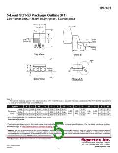 浏览型号HV7801的Datasheet PDF文件第5页