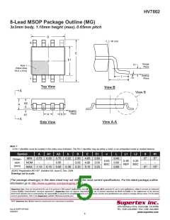 浏览型号HV7802的Datasheet PDF文件第5页