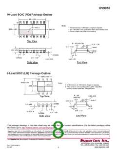 浏览型号HV9910LG-G的Datasheet PDF文件第8页