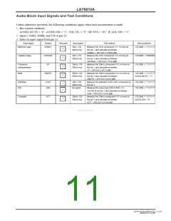 浏览型号LA76810A的Datasheet PDF文件第11页