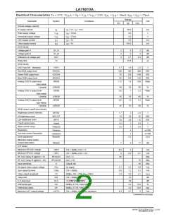 浏览型号LA76810A的Datasheet PDF文件第2页