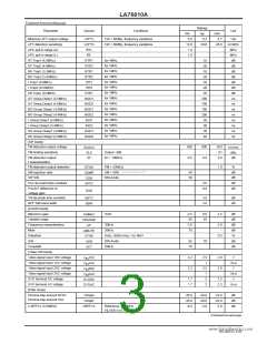 浏览型号LA76810A的Datasheet PDF文件第3页