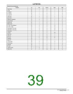 浏览型号LA76810A的Datasheet PDF文件第39页