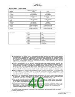 浏览型号LA76810A的Datasheet PDF文件第40页