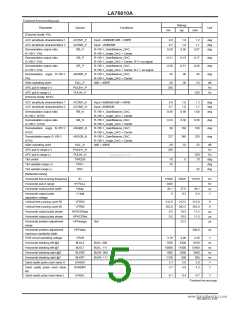 浏览型号LA76810A的Datasheet PDF文件第5页