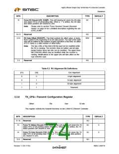 浏览型号LAN9116的Datasheet PDF文件第74页