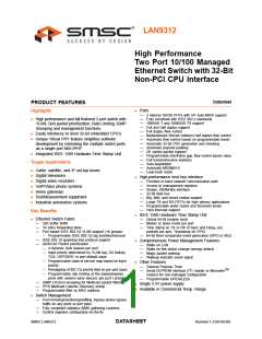 浏览型号LAN9210的Datasheet PDF文件第1页