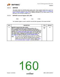 浏览型号LAN9313I的Datasheet PDF文件第160页