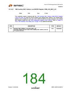浏览型号LAN9313I的Datasheet PDF文件第184页