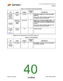 浏览型号LAN9313I的Datasheet PDF文件第40页