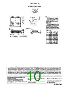 浏览型号MC74HC175AFELG的Datasheet PDF文件第10页
