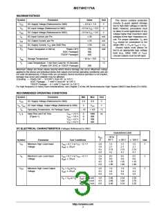 浏览型号MC74HC175AFELG的Datasheet PDF文件第3页