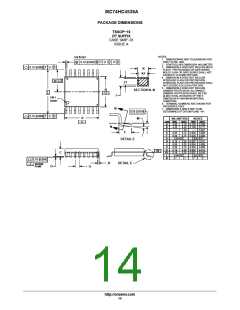 浏览型号MC74HC4538AFELG的Datasheet PDF文件第14页