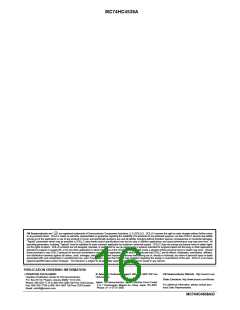 浏览型号MC74HC4538AFELG的Datasheet PDF文件第16页