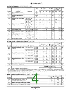 浏览型号MC74VHCT157AMG的Datasheet PDF文件第4页