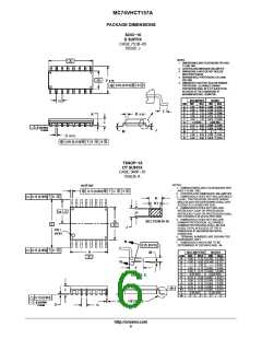 浏览型号MC74VHCT157AMG的Datasheet PDF文件第6页