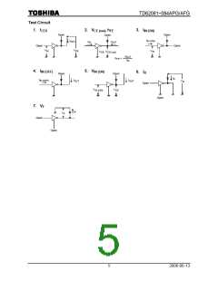 浏览型号TD62083AFG的Datasheet PDF文件第5页