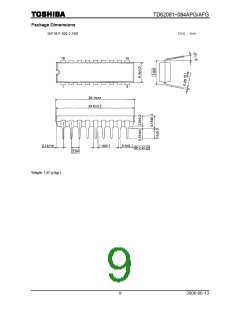 浏览型号TD62083AFG的Datasheet PDF文件第9页