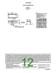 浏览型号TDA1085C的Datasheet PDF文件第12页