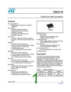 浏览型号TDA7719的Datasheet PDF文件第1页
