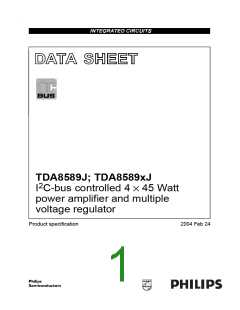 浏览型号TDA8589AJ的Datasheet PDF文件第1页
