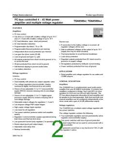 浏览型号TDA8589AJ的Datasheet PDF文件第2页