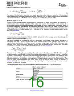 浏览型号TPS61020DRCR的Datasheet PDF文件第16页